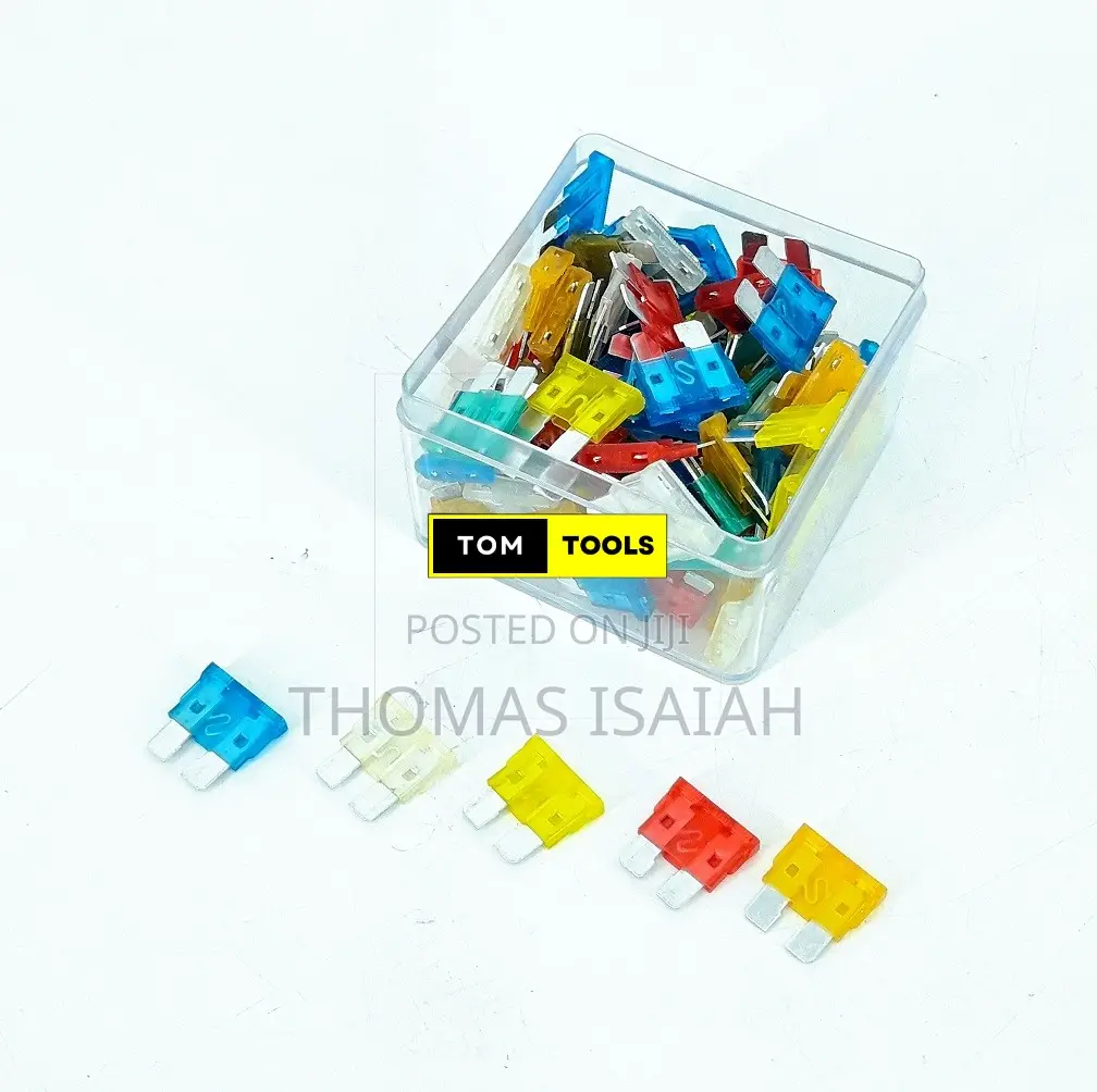 100pcs Standard Blade Fuses 5A, 7.5A, 10A, 15A, 20A, 25A, 30