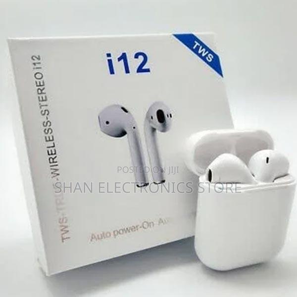 Bluetooth 5.0 Headset Sweatproof Sports I12 Airpods TWS Bt