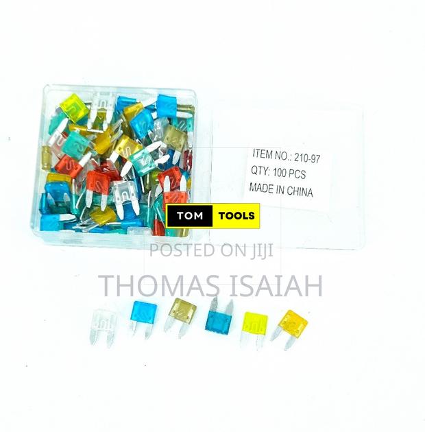 100pcs Mini Blade Fuses 5A, 7.5A, 10A, 15A, 20A, 25A, 30A Ca - thumbnail 3