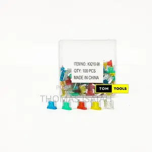 100pcs Low Profile Mini Blade Fuses 10A, 15A, 20A, 25A, 30A