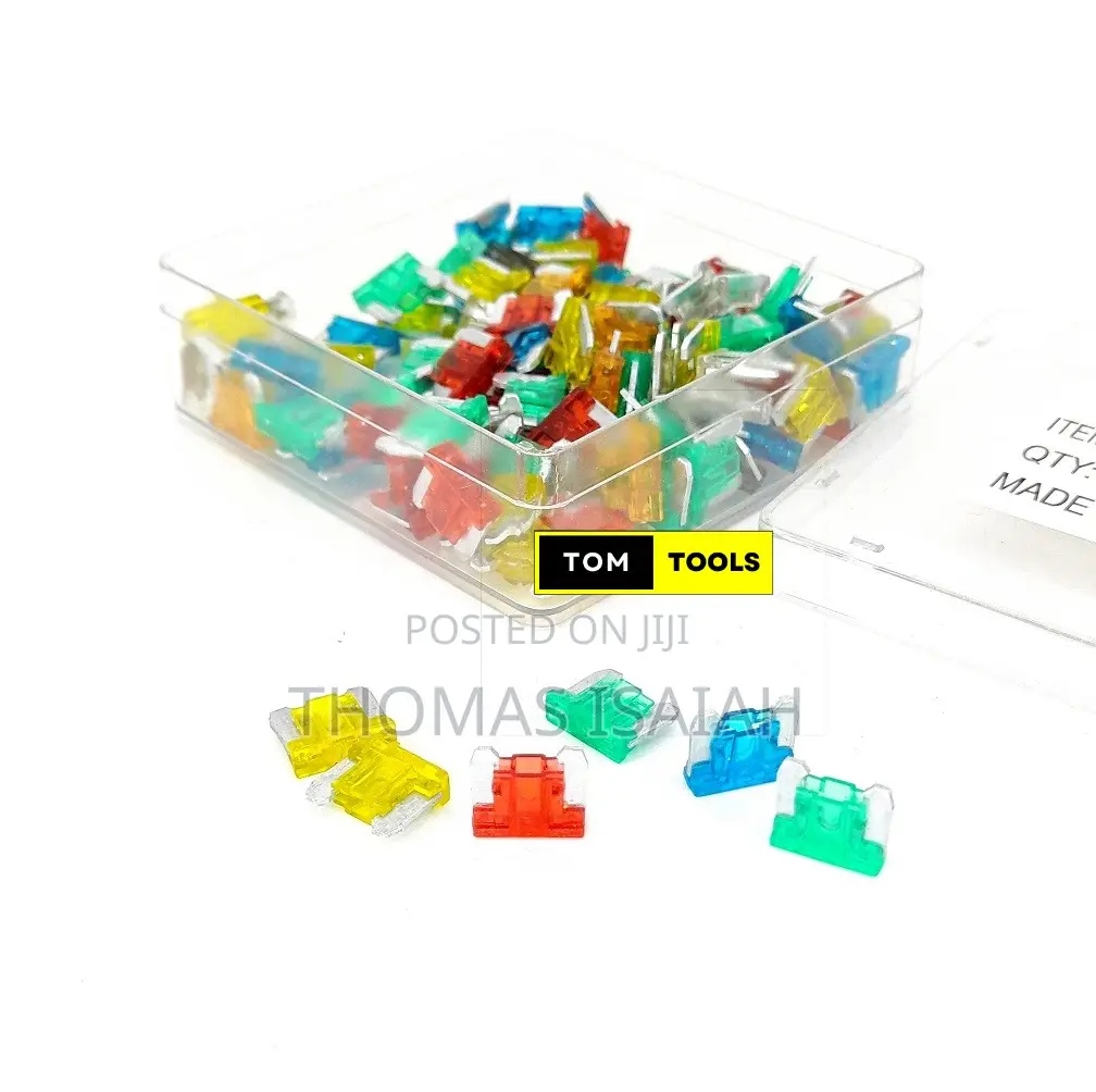100pcs Low Profile Mini Blade Fuses 10A, 15A, 20A, 25A, 30A