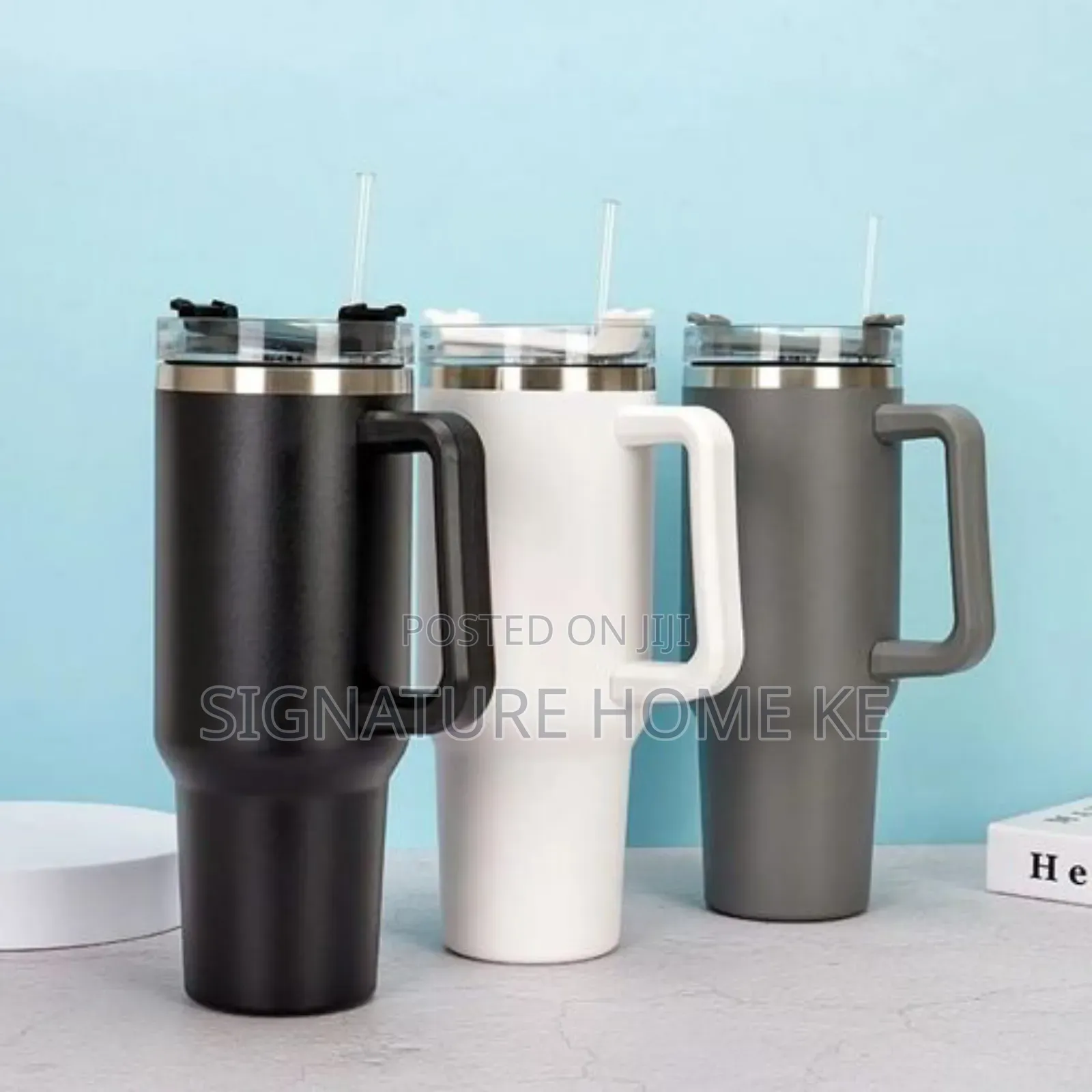 1.2l Insulated Tumbler With Straw