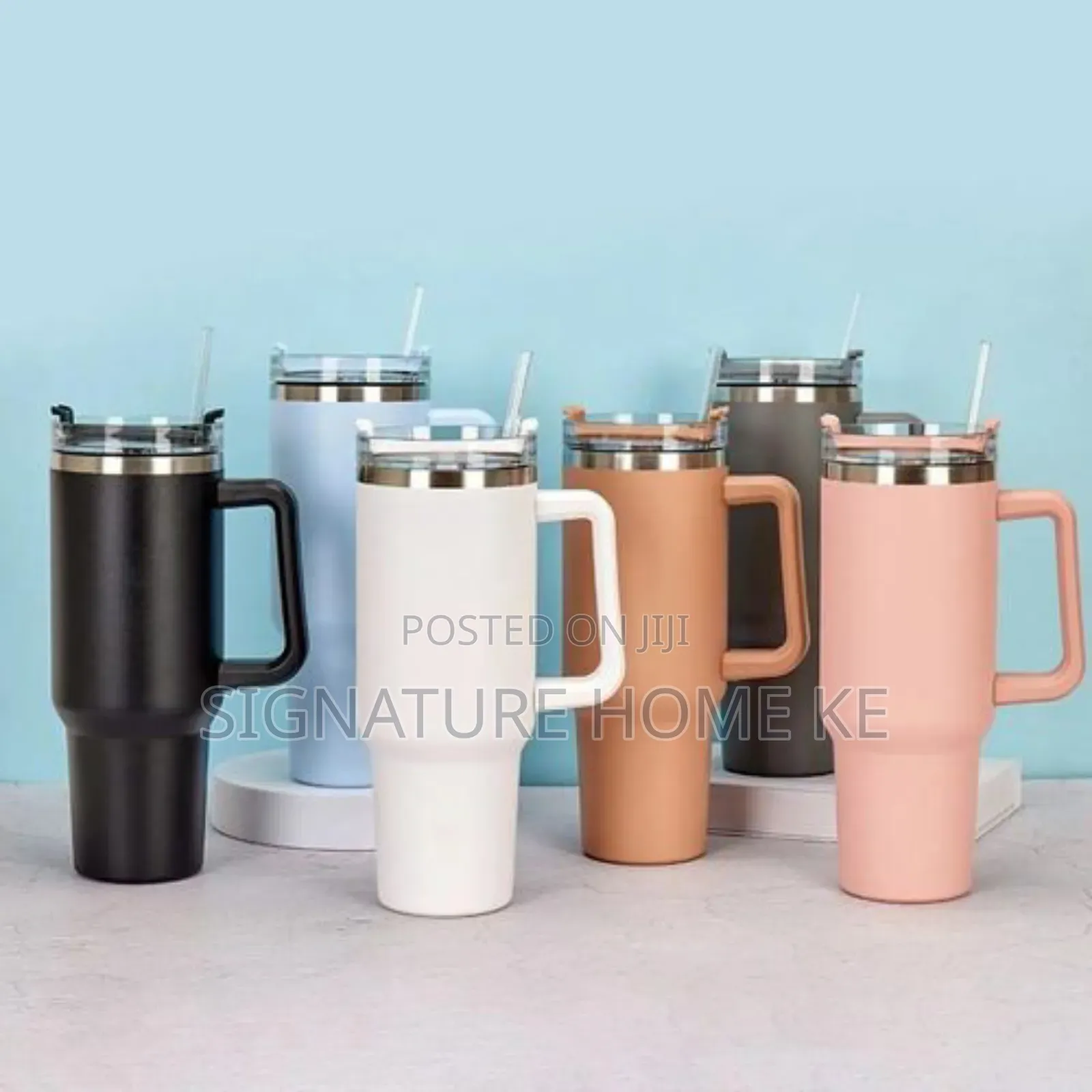 1.2l Insulated Tumbler With Straw