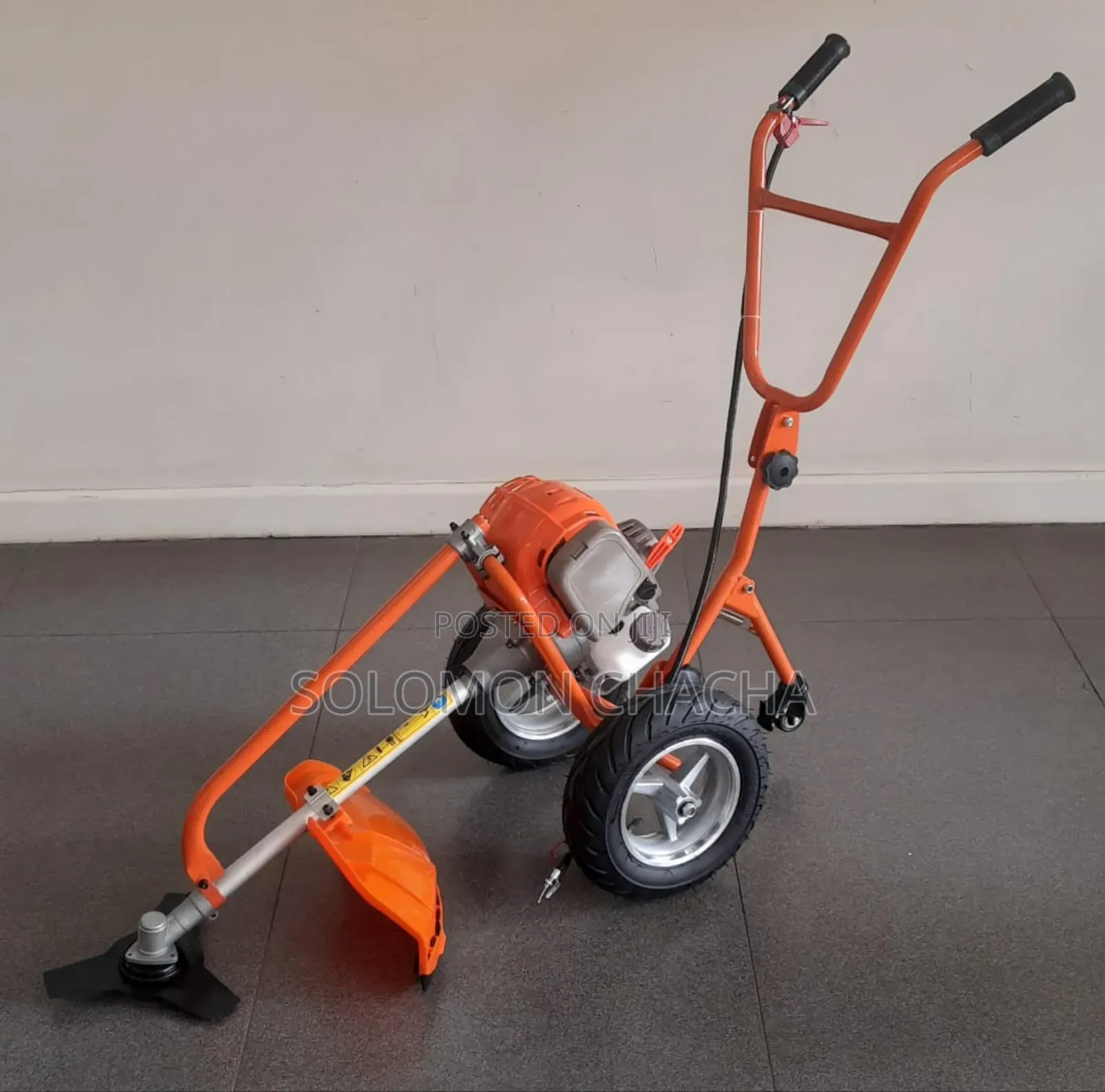Hawking Trolley Brush Cutter 4 Stroke 2 Blades Quality