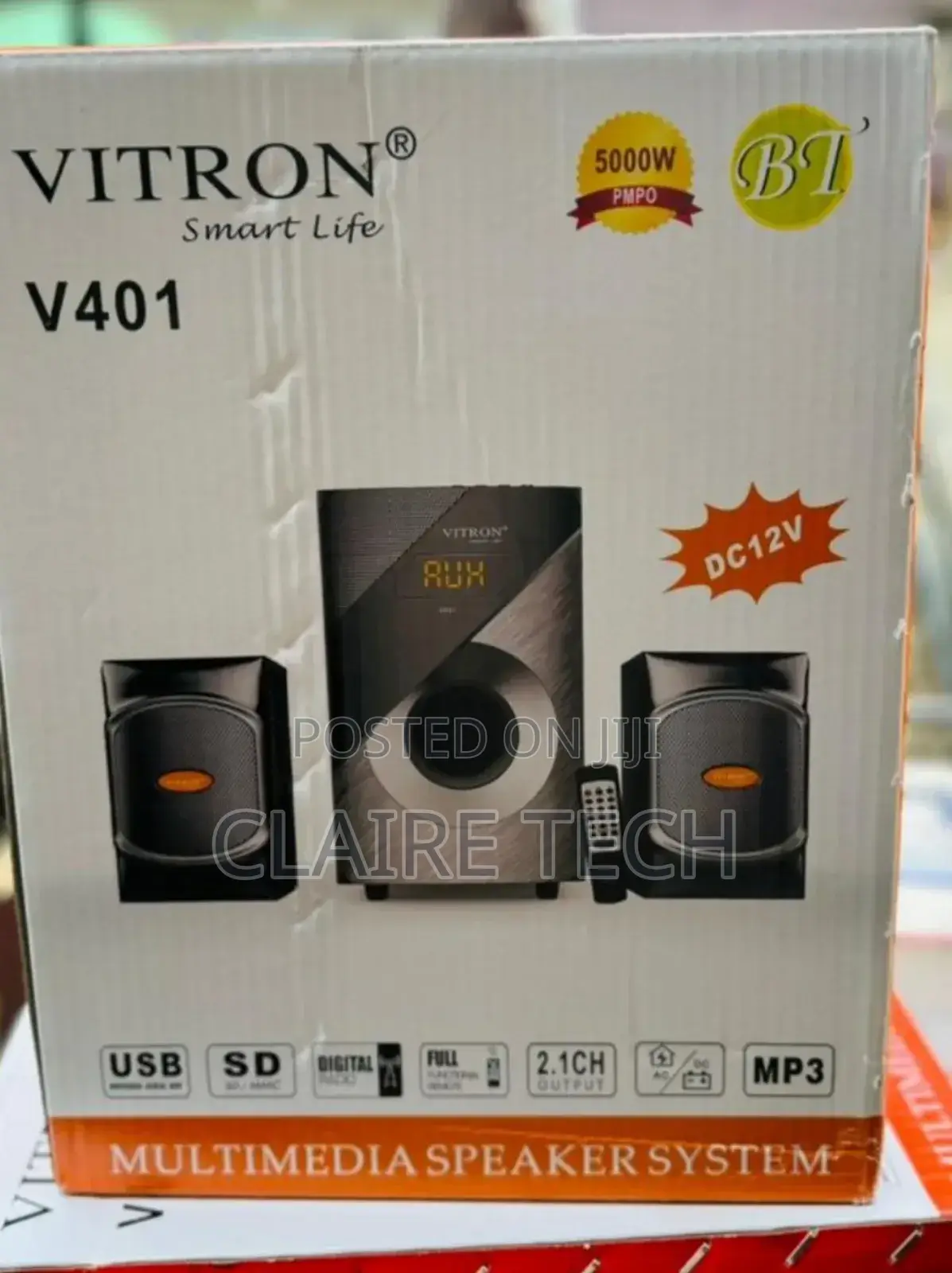 Brand New Vitron V401 2.1ch 5000watts Sub Woofer System