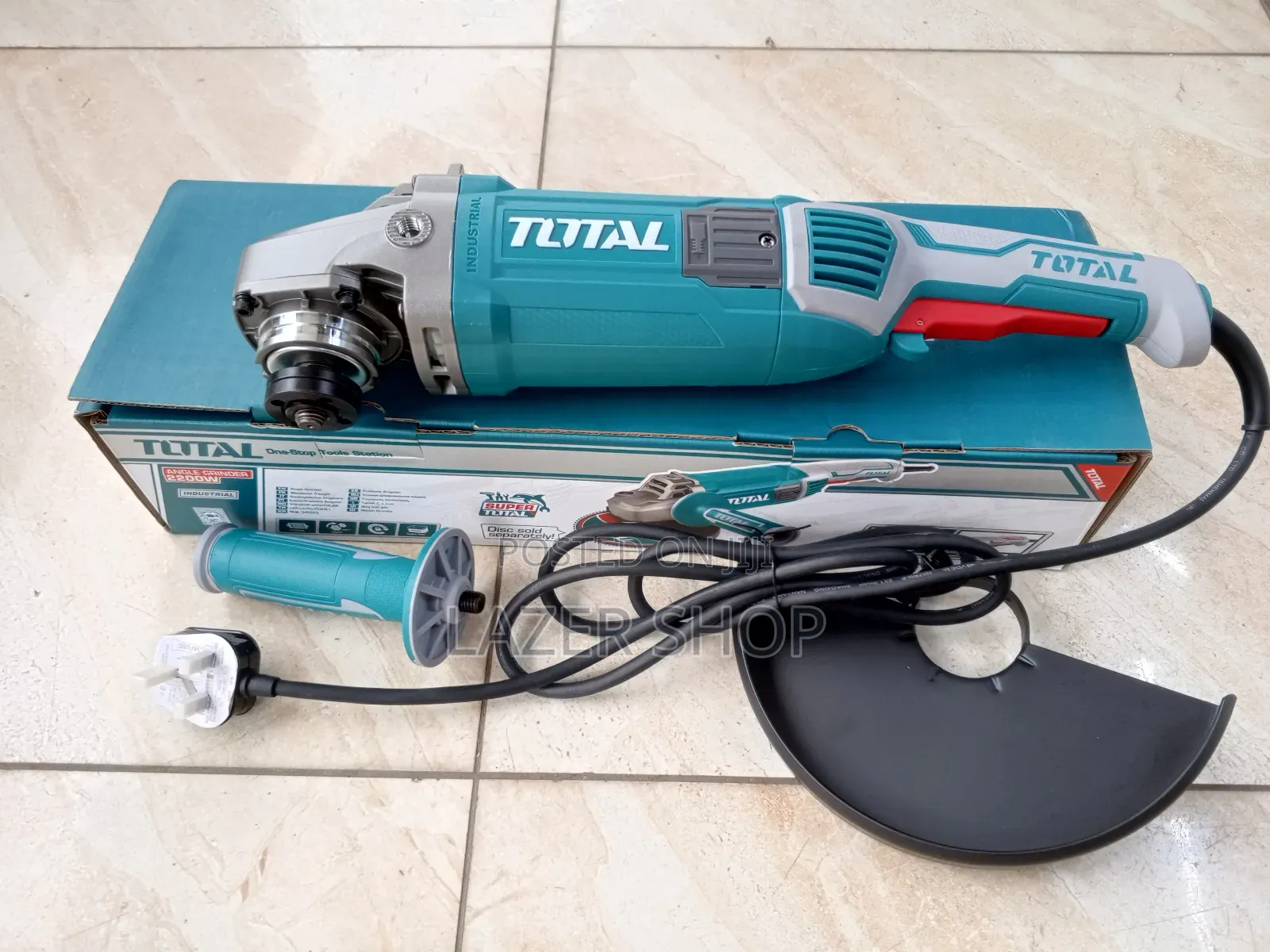 9" Total 2200w Grinder