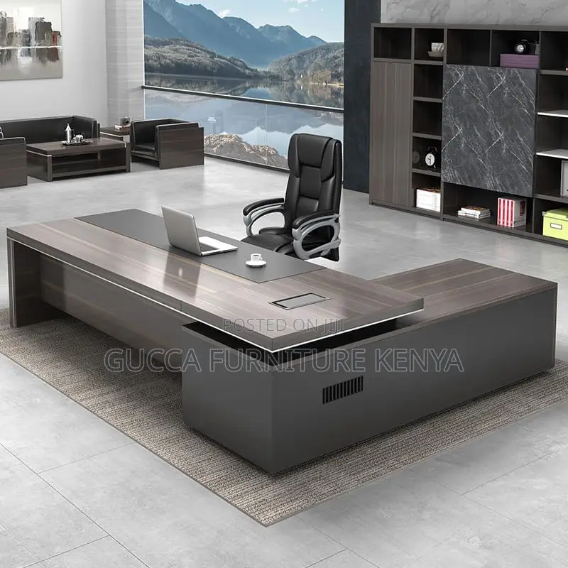 Executive Desk With Side Storage, CPU Stand (1600mm Table)