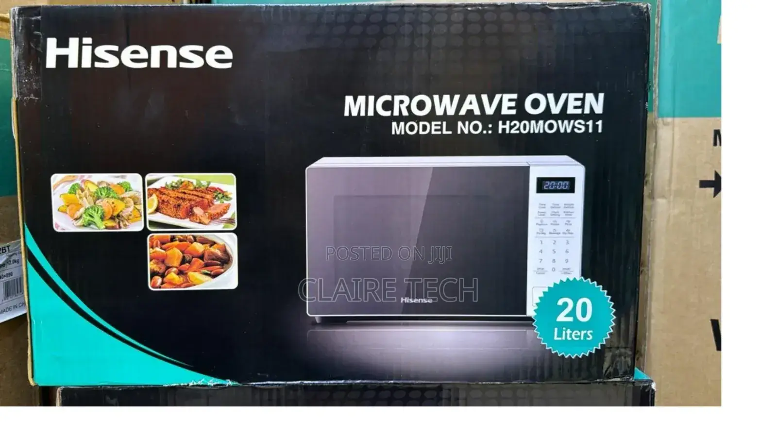 H2omows11 Hisense 20l White Digital Microwave