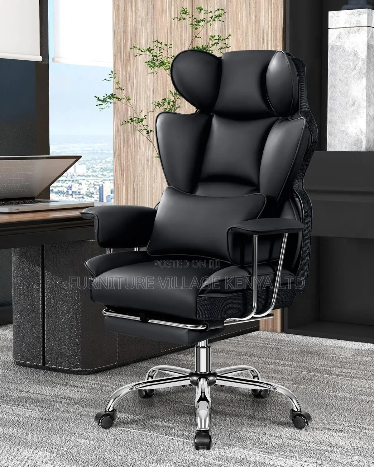 Ergonomic Reclining Chair High Back With Lumbar Support,