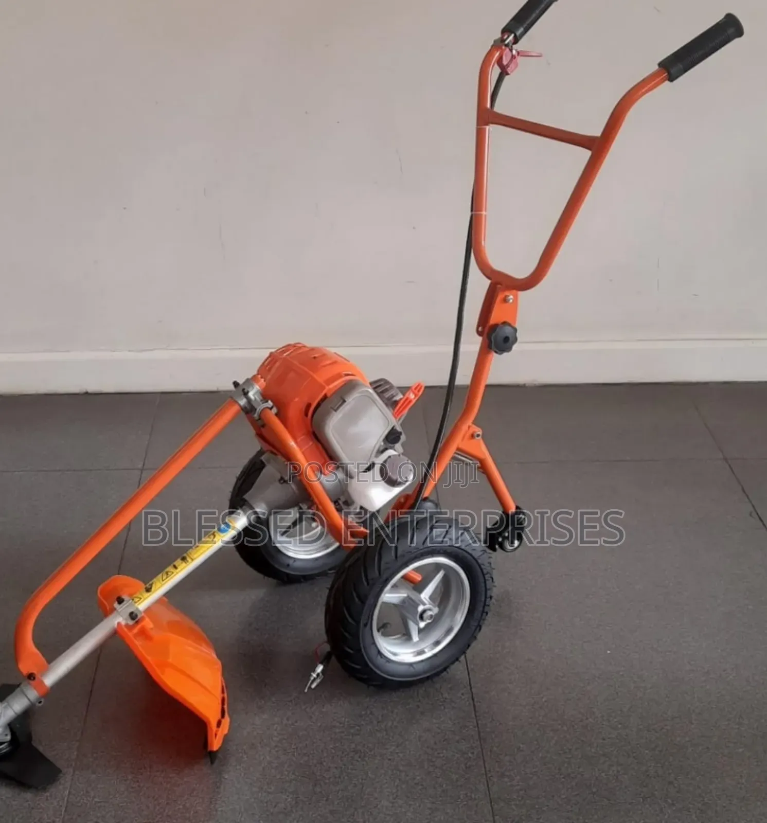 4 Stroke Brush Cutter Trolley With 2 Blade