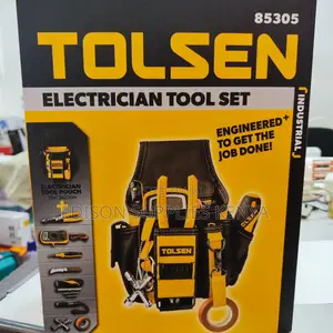 Tolsen Electrician Tool Set Full Tool Kit Bag for Waist