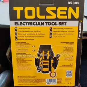 Tolsen Electrician Tool Set Full Tool Kit Bag for Waist