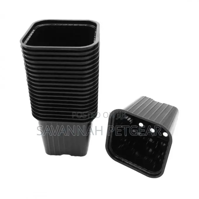 Plastic Reusable Propagation Flower Pots 300ml, Pack of 10
