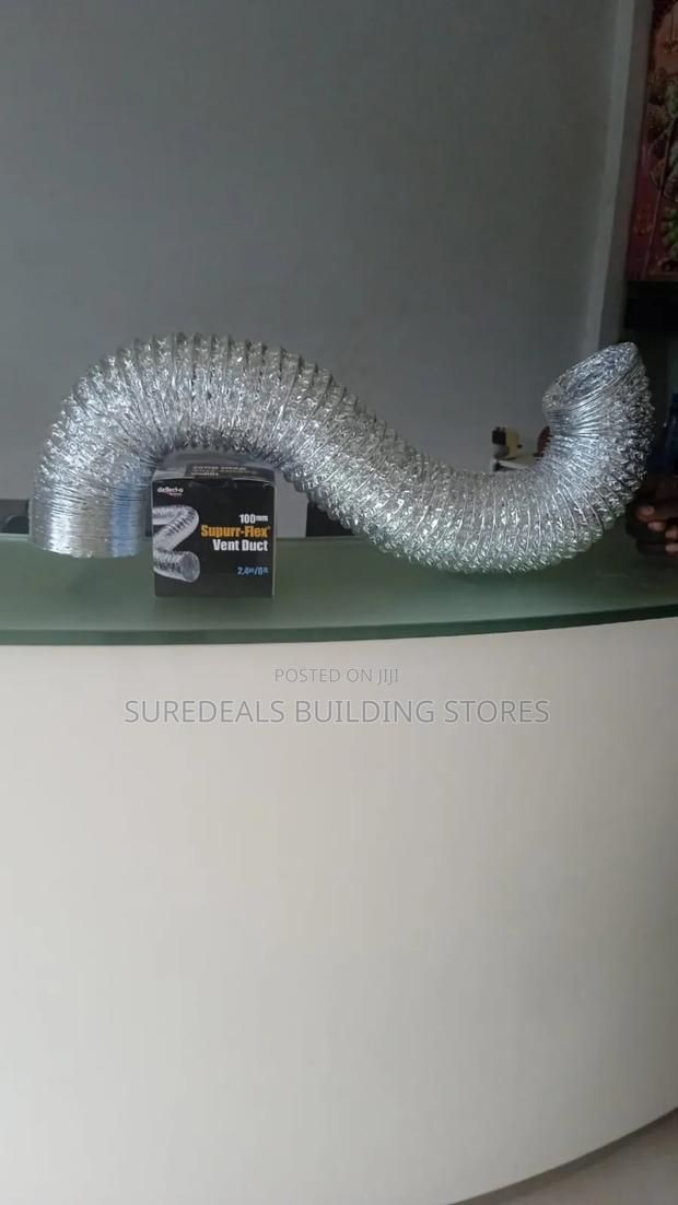 Aluminium Flexible Duct Pipe-4"× 2.4mtrs - main view
