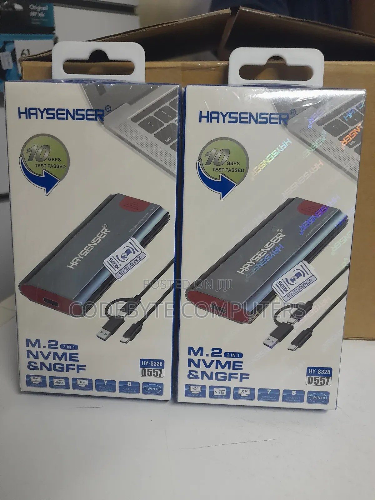 Nvme SSD Enclosure Haysenser M.2 Sata/Nvme Enclosure