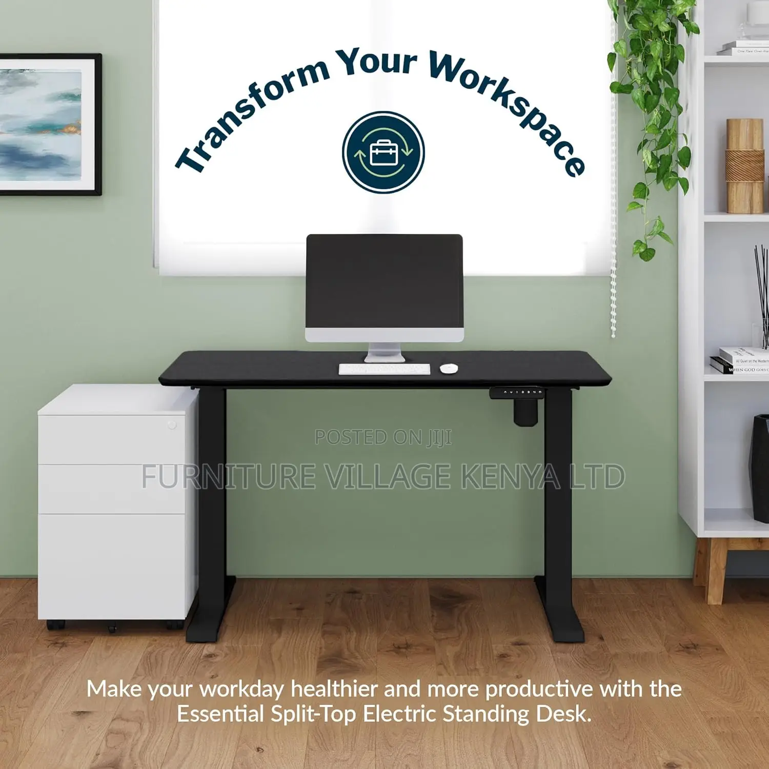 Height Adjustable Electric Standing Desk