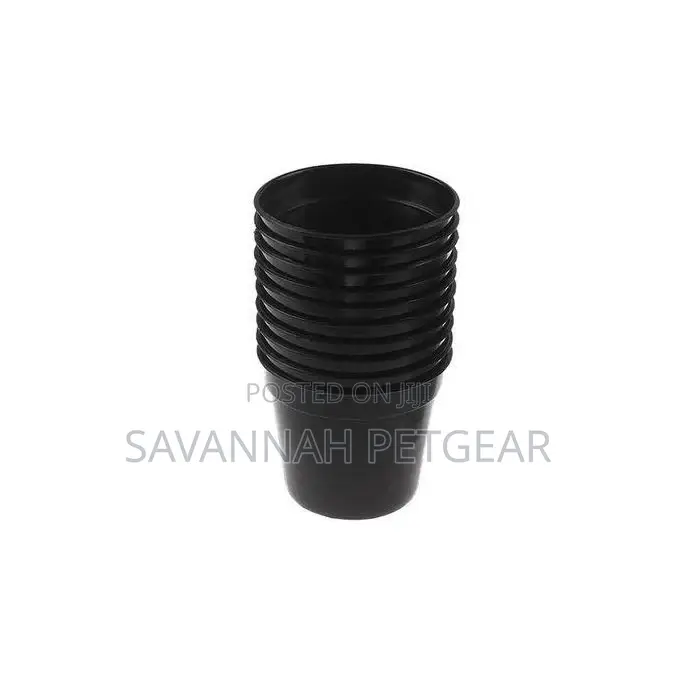 10 PCS Reusable Mini Plastic Round Flower Pot 1000ml, 1L