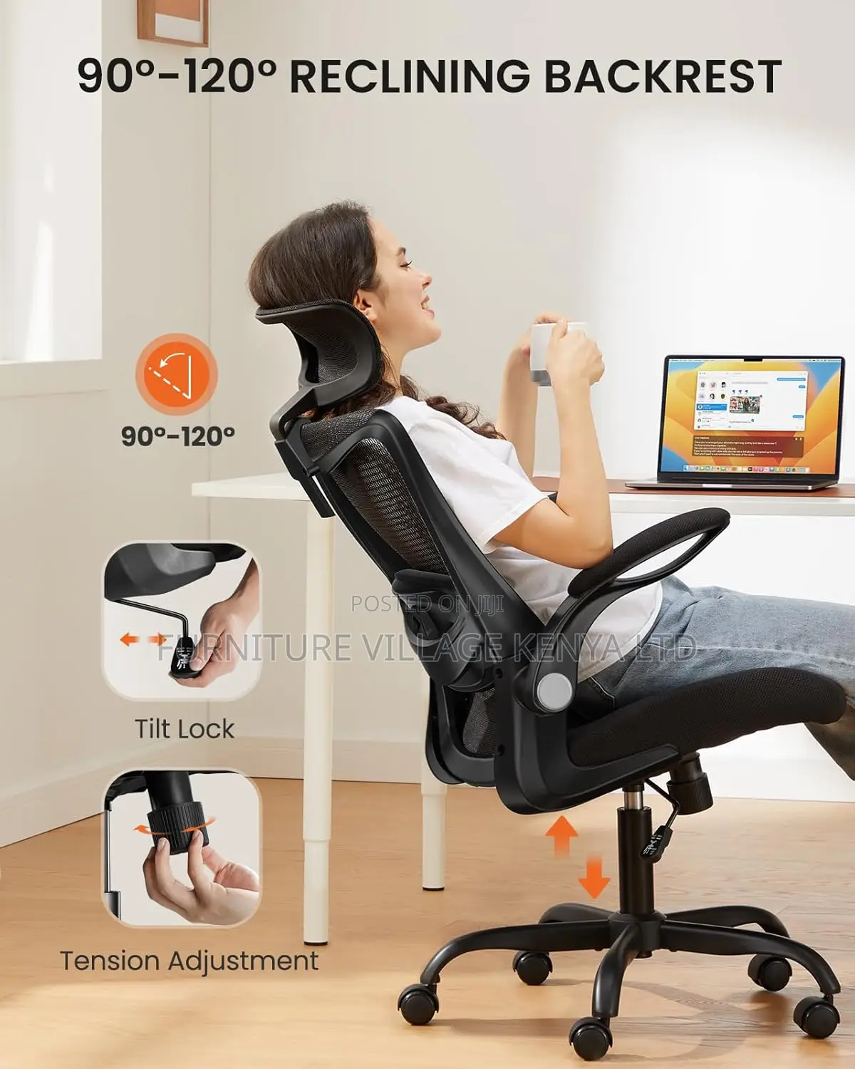 Ergonomic Desk Chair, Home Office Desk Chai