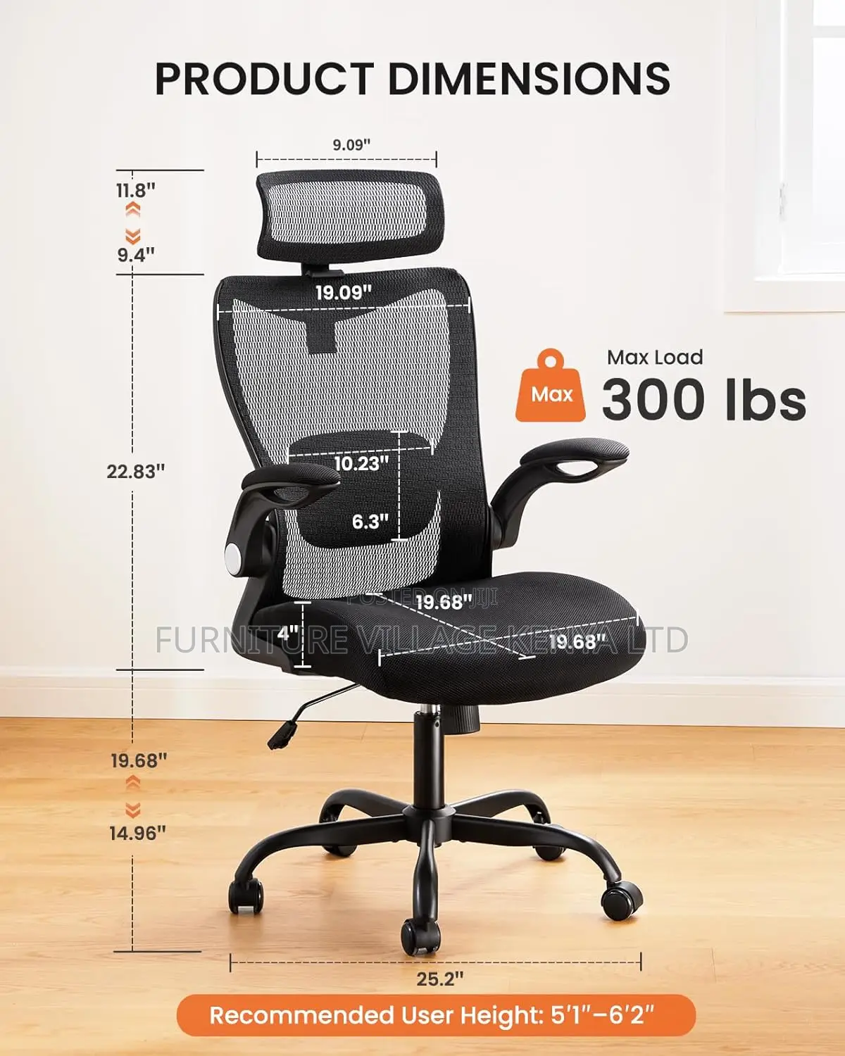 Ergonomic Desk Chair, Home Office Desk Chai