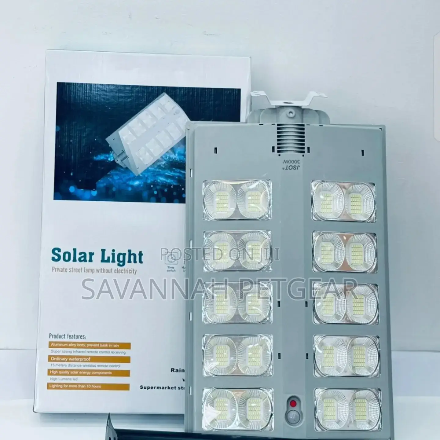 JSOT-RD 3000W Solar Street Lamp Bright Solar Powered Lamp