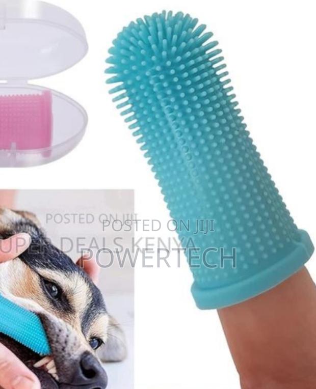 Silicone Dog Toothbrush, Teether - main view