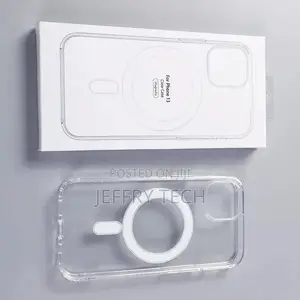 Magnetic TPU Clear Shockproof Phone Case for iPhone 15 14 13
