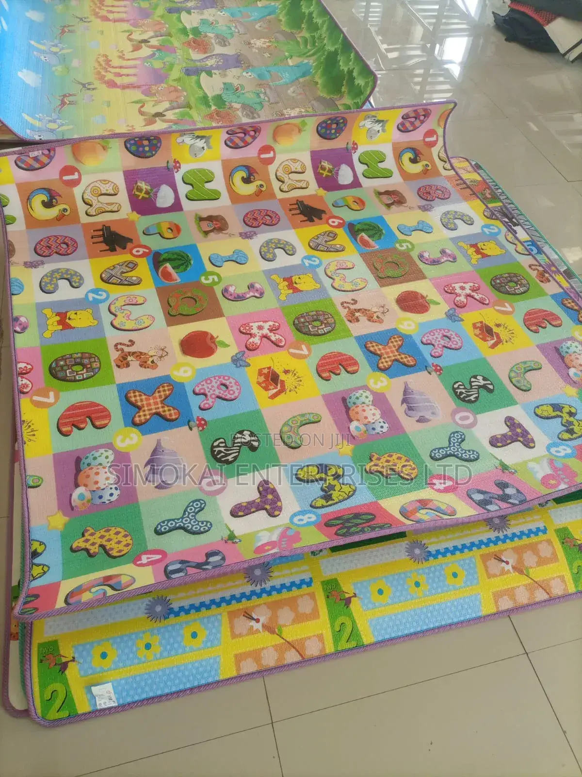 Kids Play Colored Carpets
