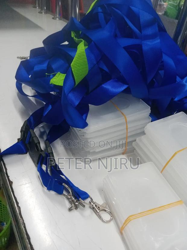 Durable Plastic Id Card Holder Complete - main view