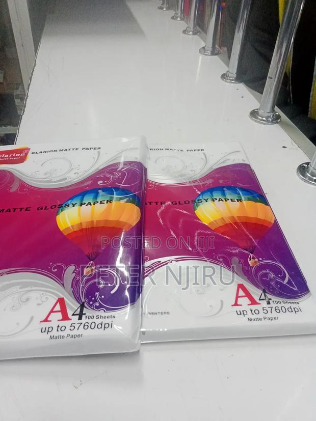 Clarion Digital Matte Glossy Papers - main view