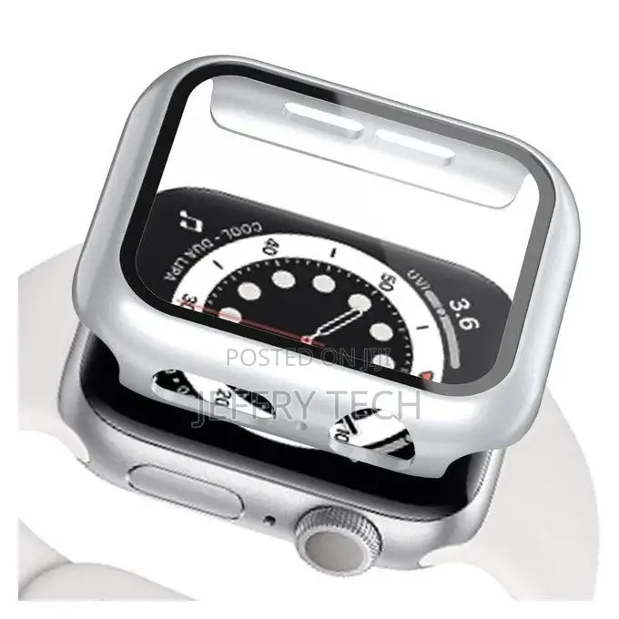 Glass+Case for Apple Watch 45mm 44mm 41mm 40mm Accessories P