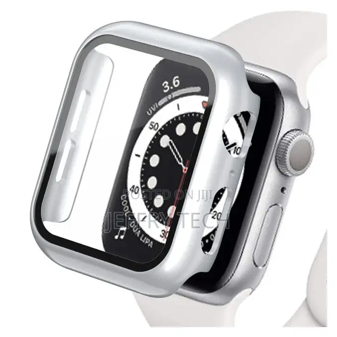 Glass+Case for Apple Watch 45mm 44mm 41mm 40mm Accessories P