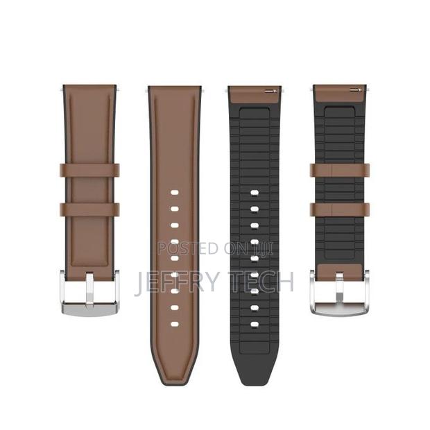 20mm Silicone Leather Replacement Strap Watchband for Samsun - thumbnail 2