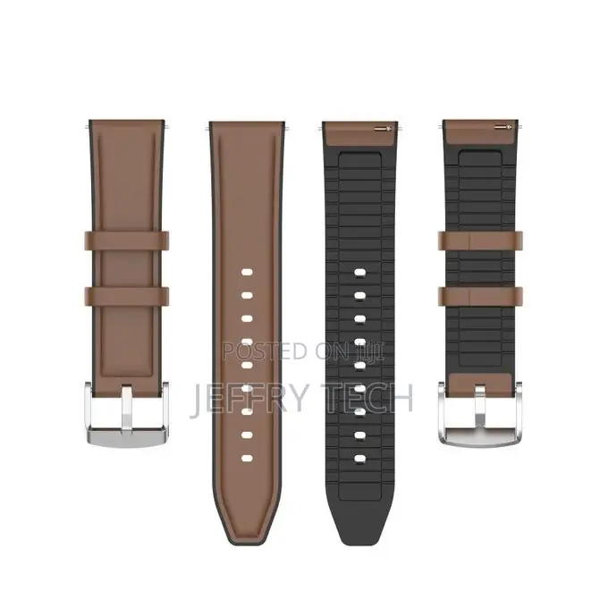 20mm Silicone Leather Replacement Strap Watchband for Samsun