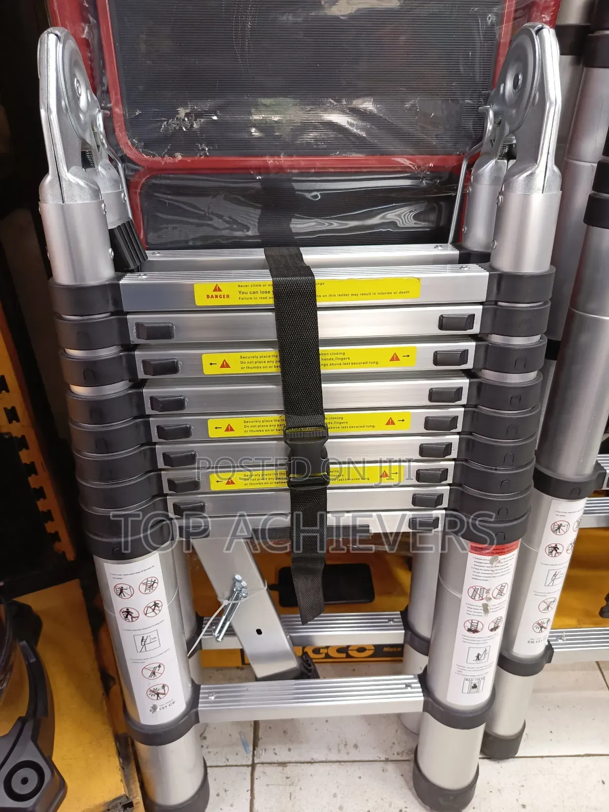 5m Double Sided Telescopic Ladder (2.5m+2.5m)