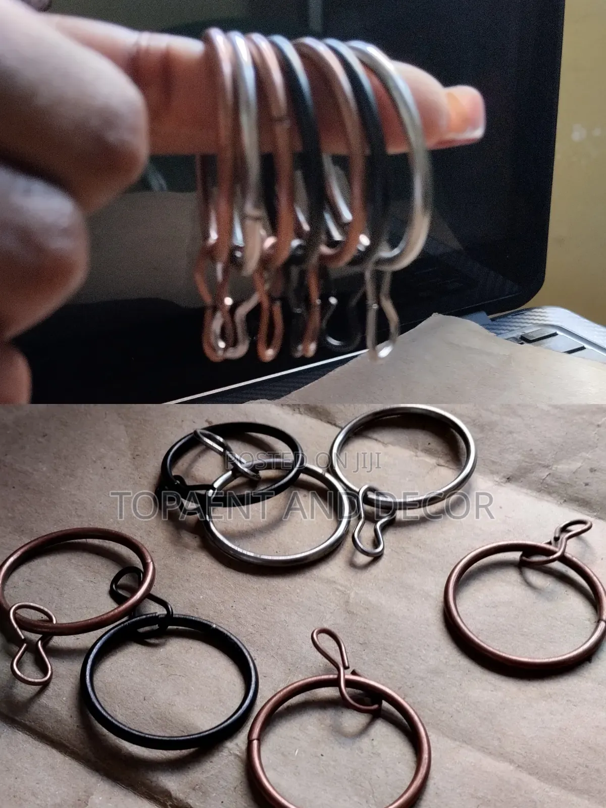 Affordable Metallic Curtain Rings