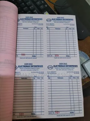 Receipt Book Printing