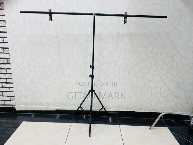 T Shaped Background Stand for Banners /Backdrops - thumbnail 2