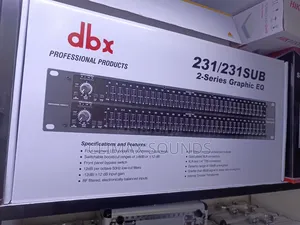 DBX Equaliser 231/231 Sub 2 Series Graphic Equaliser