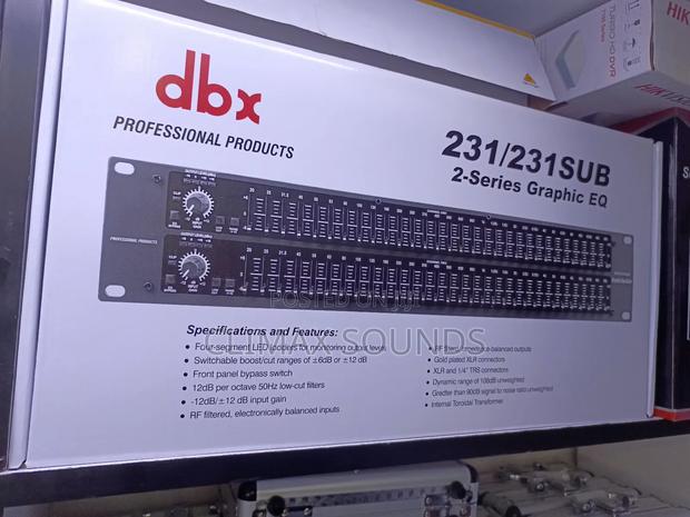DBX Equaliser 231/231 Sub 2 Series Graphic Equaliser - thumbnail 2