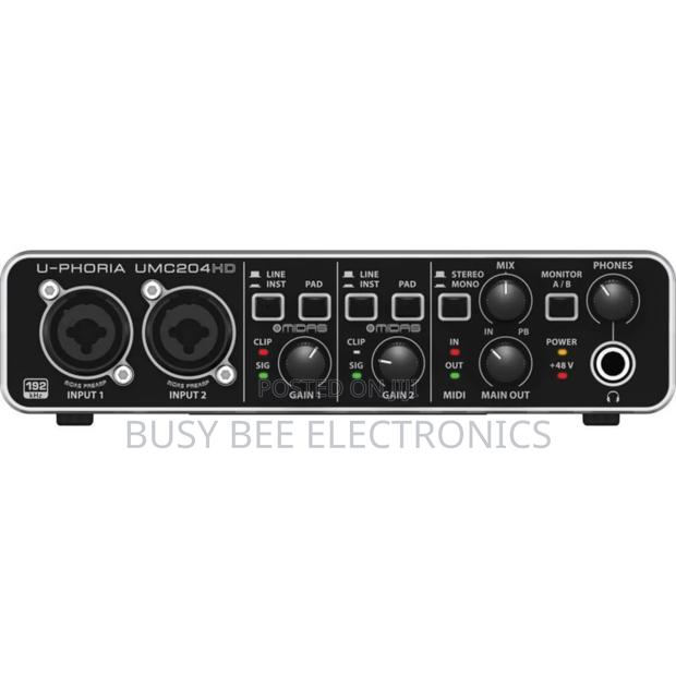USB 2.0 Audio InterfaceBehringer UMC204HD U-Phoria - main view