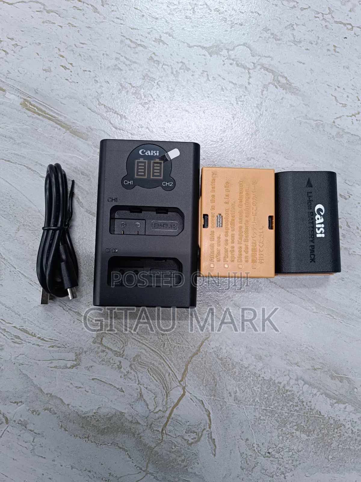 Caisi LP E6 Dual Battery Plus Charger