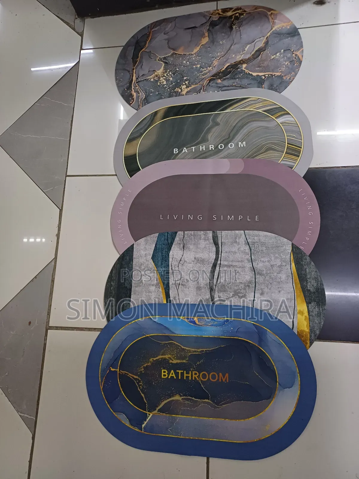 Large Shower Bathroom Mats