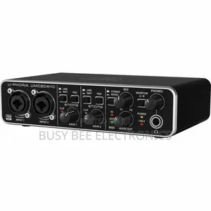 USB 2.0 Audio Interface
Behringer UMC204HD U-Phoria
