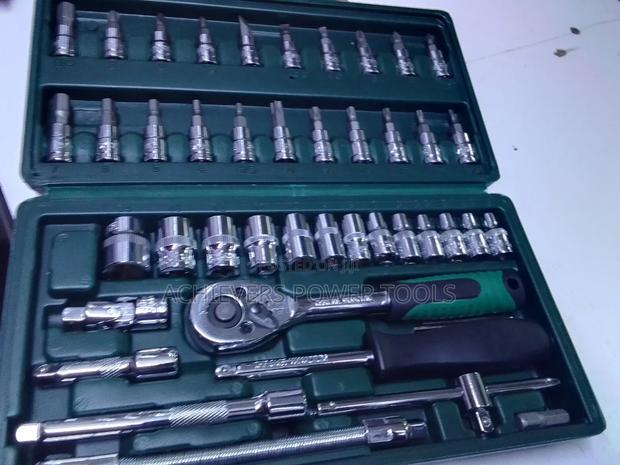 46pcs Ratchet Socket With Wrench - main view