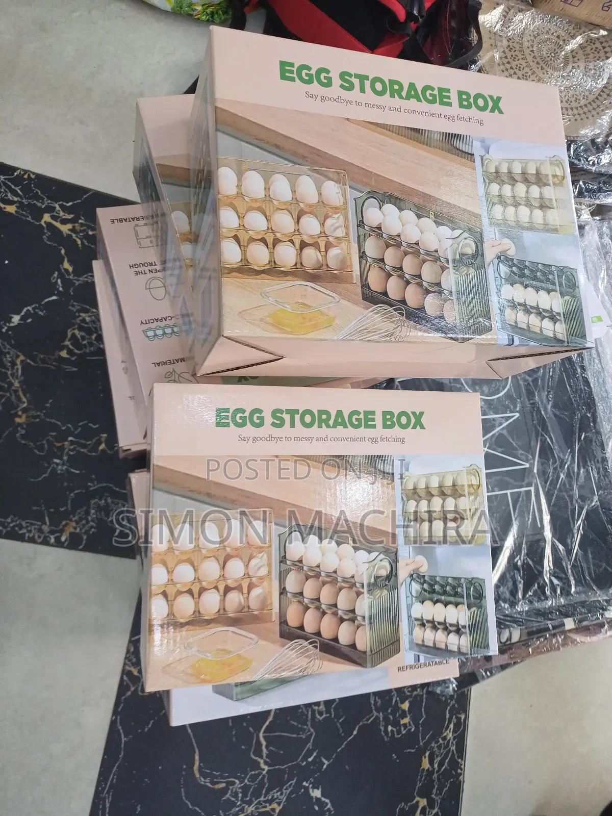 Acrylic Egg Organizer 3 Layers