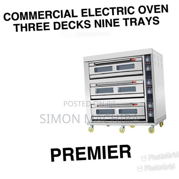 Commercial 3 Deck Electric Oven - main view