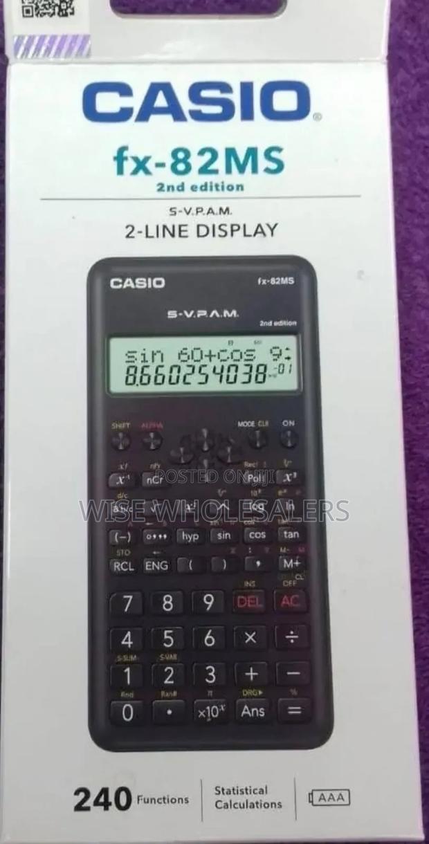 Casio Casio// Fx-82ms Scientific Calculator// 2nd Available