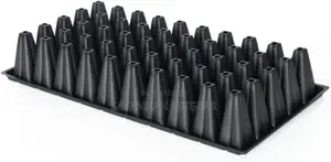 Durable Seedling Plastic Nursery Trays - 50 Cells- 10pieces