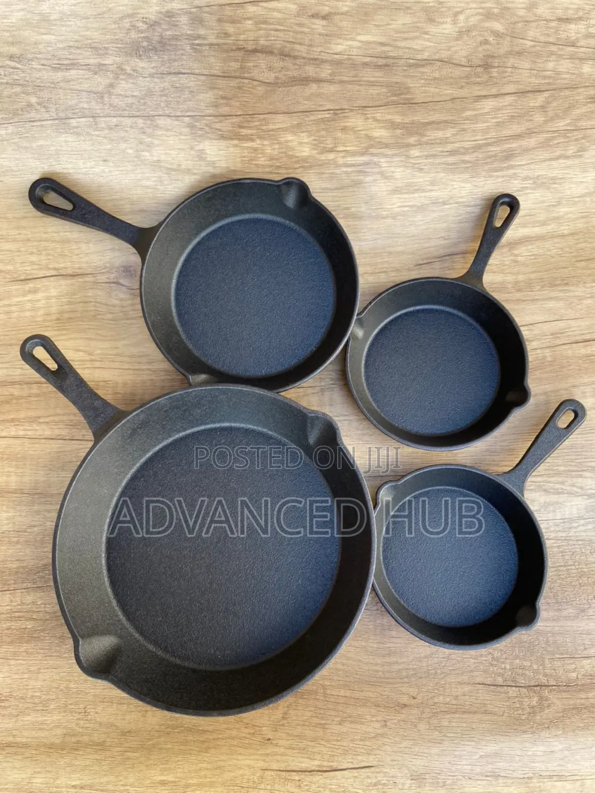 4pcs Cast Iron Frying Pan