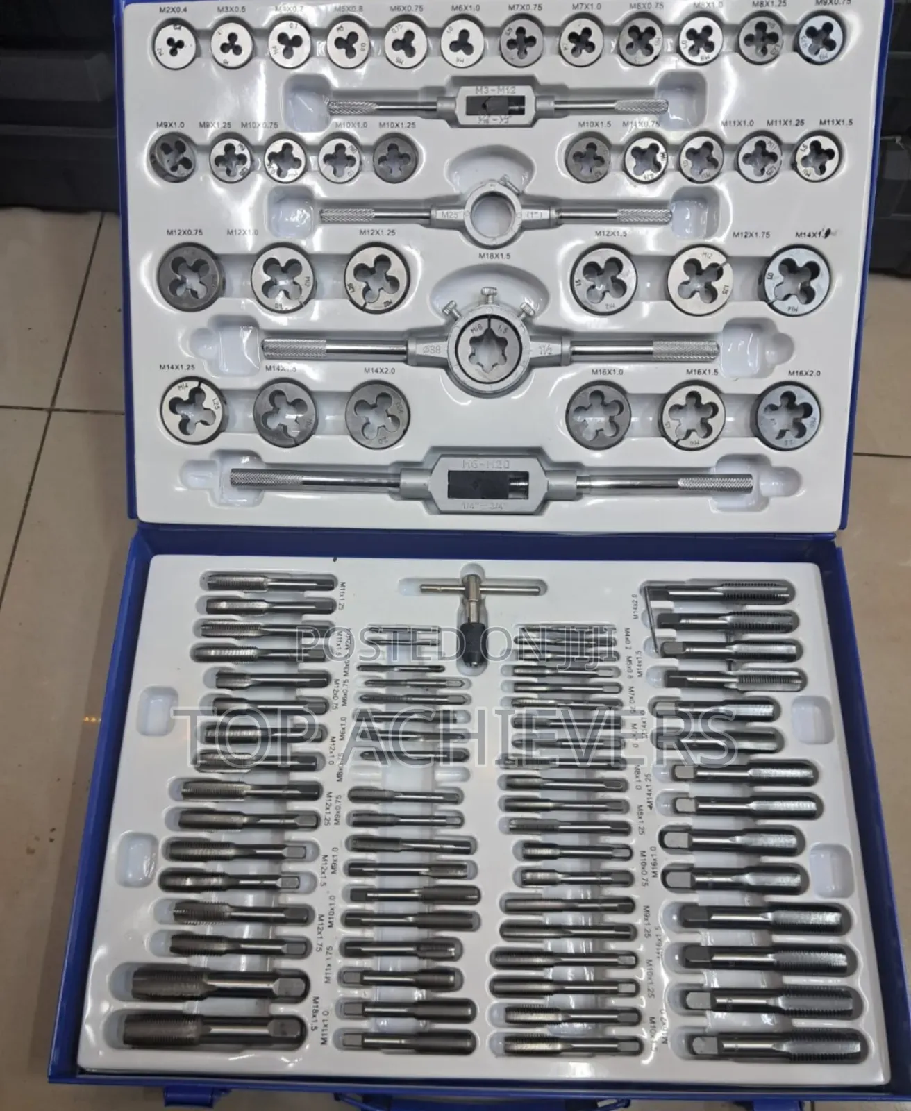 110pcs Tap and Die Kit